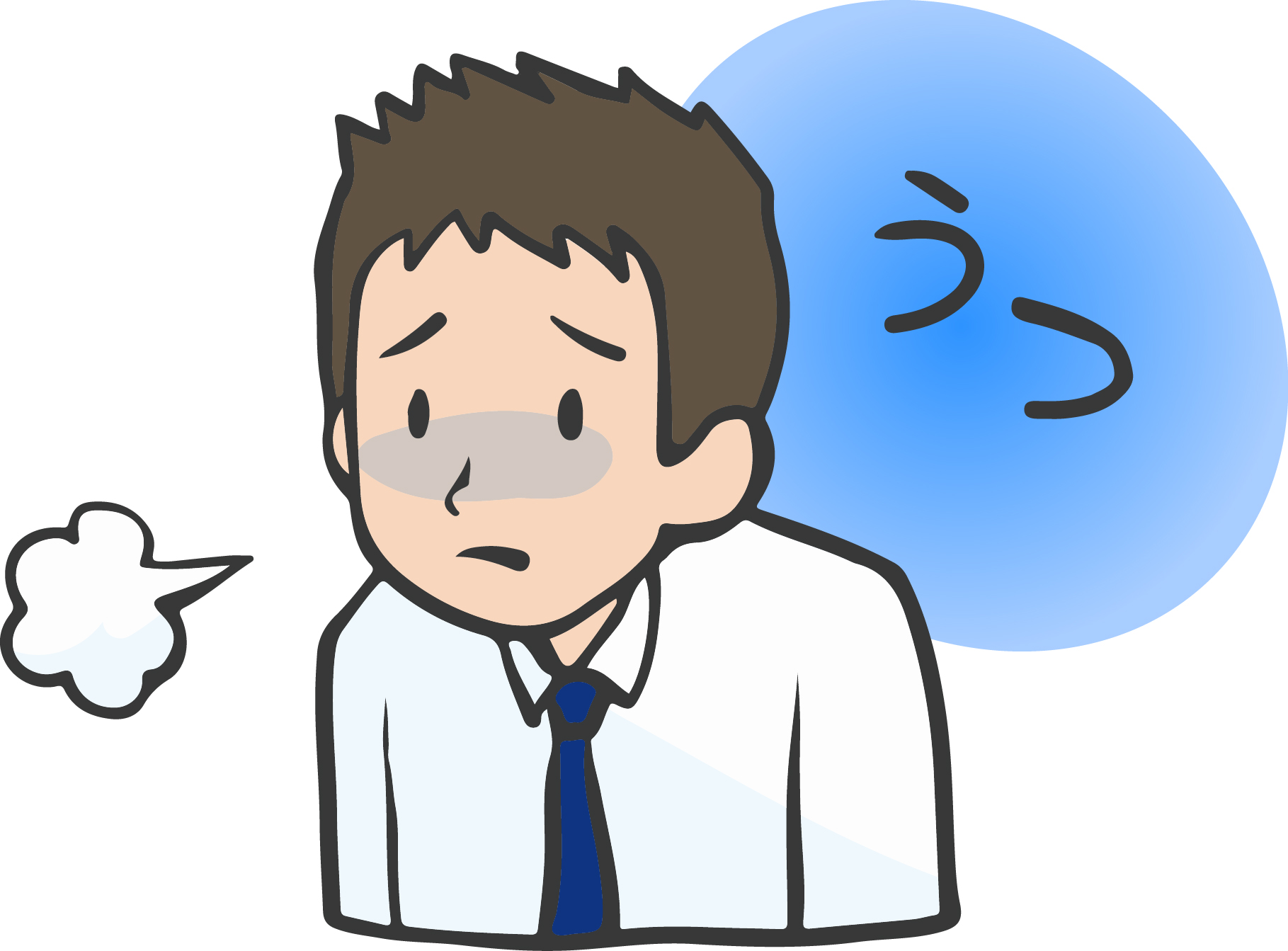 就労継続支援B型　うつの男性