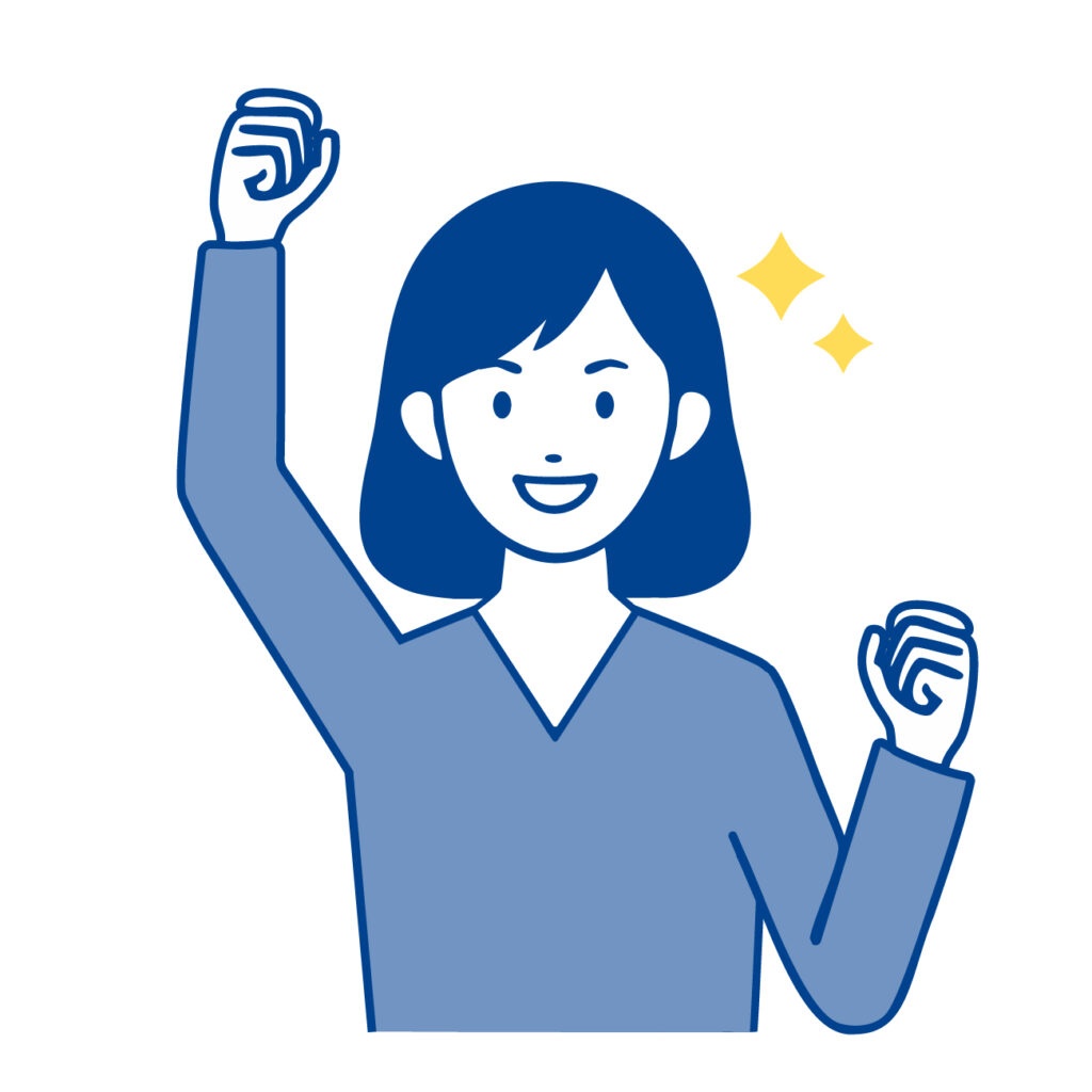 就労継続支援B型事業所喜ぶ女性