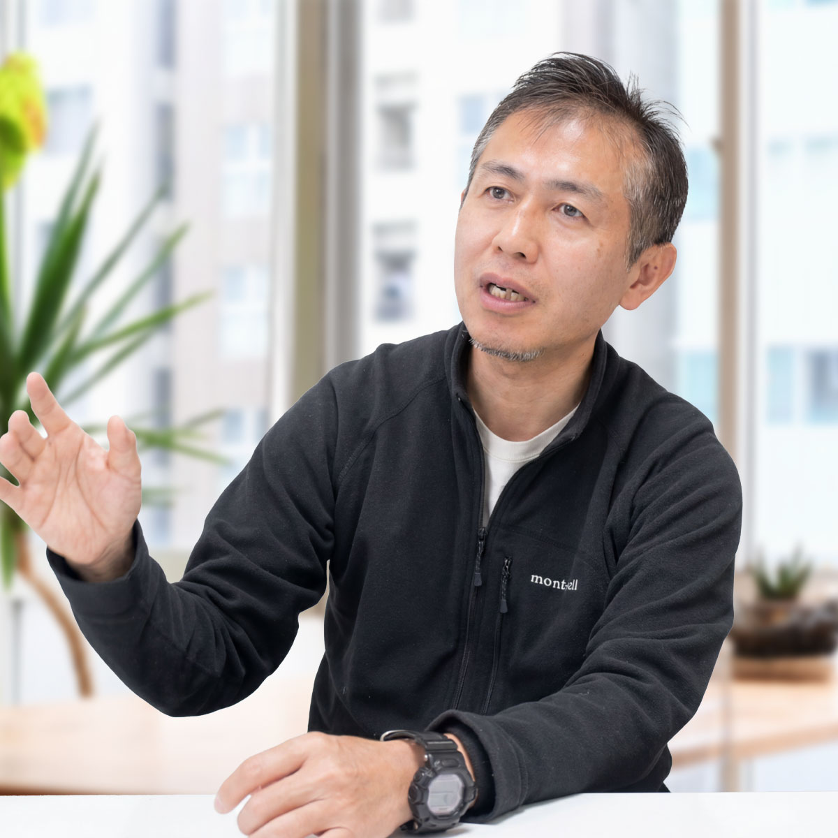笑店グループ・管理者の扇谷さん